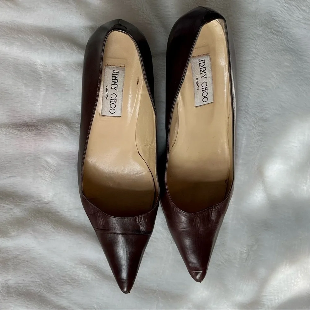 Vintage Jimmy Choo Brown Pumps Size 39